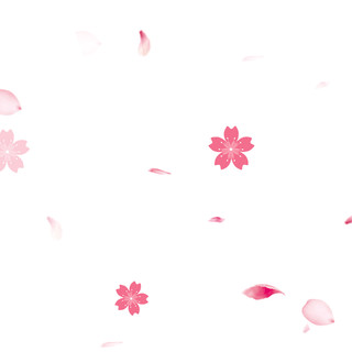 粉色卡通樱花元素GIF飘落樱花元素